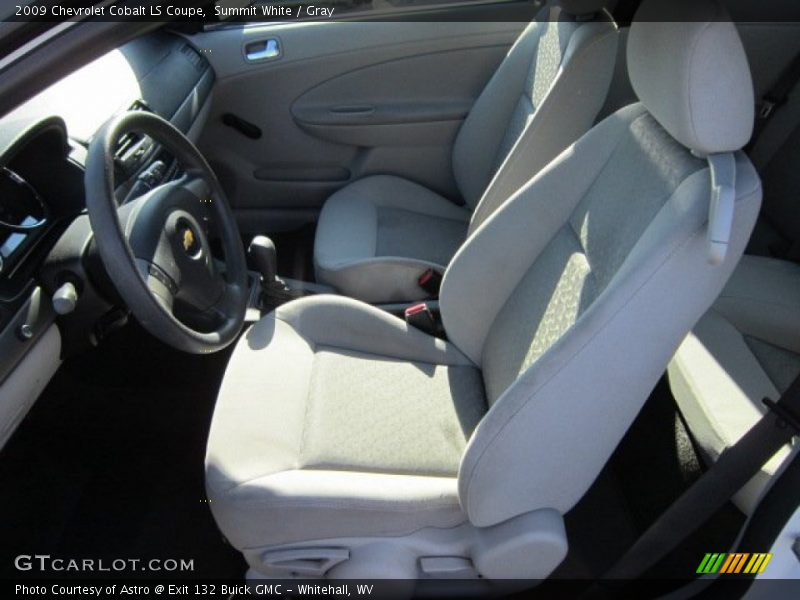 Summit White / Gray 2009 Chevrolet Cobalt LS Coupe