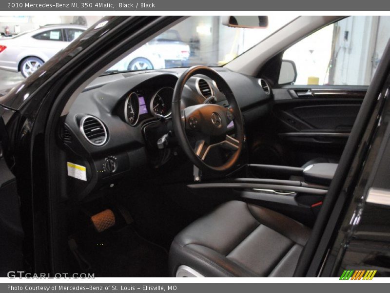 Black / Black 2010 Mercedes-Benz ML 350 4Matic