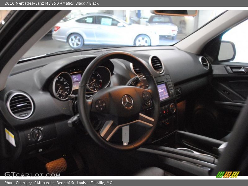 Black / Black 2010 Mercedes-Benz ML 350 4Matic