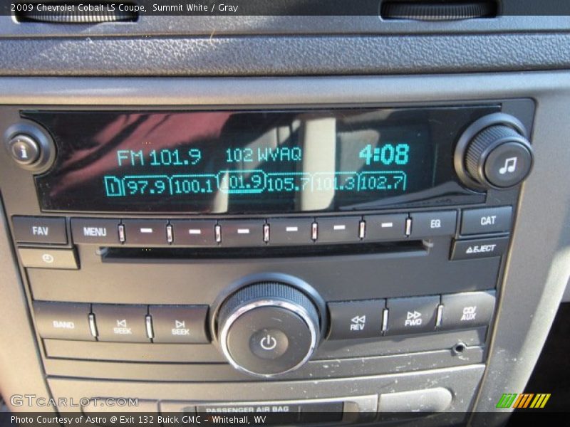 Summit White / Gray 2009 Chevrolet Cobalt LS Coupe