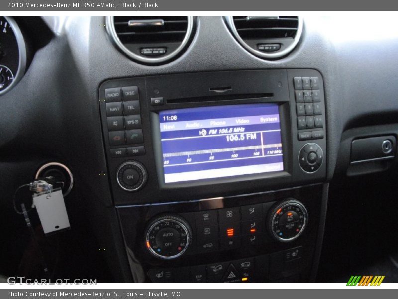 Black / Black 2010 Mercedes-Benz ML 350 4Matic