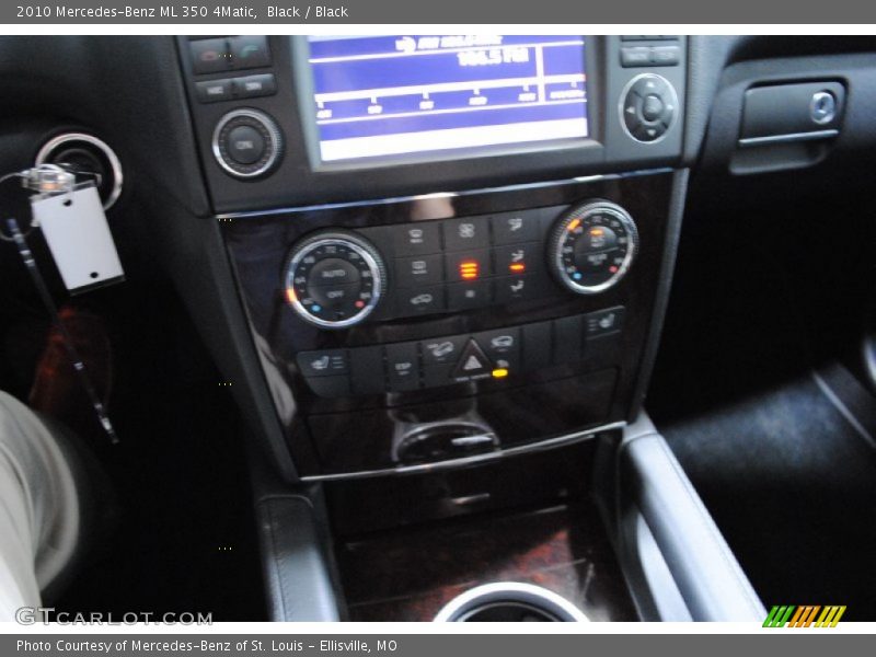 Black / Black 2010 Mercedes-Benz ML 350 4Matic