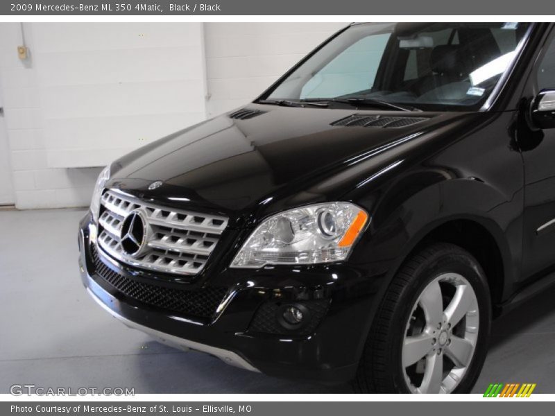 Black / Black 2009 Mercedes-Benz ML 350 4Matic