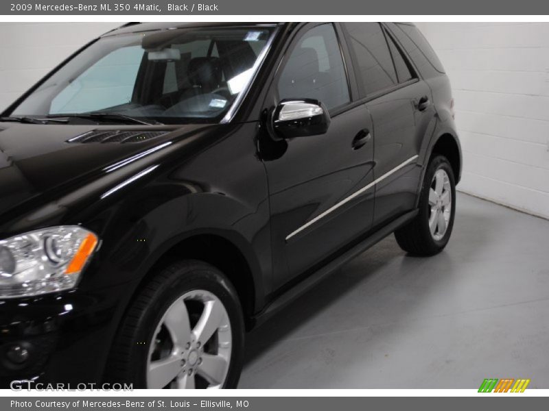 Black / Black 2009 Mercedes-Benz ML 350 4Matic