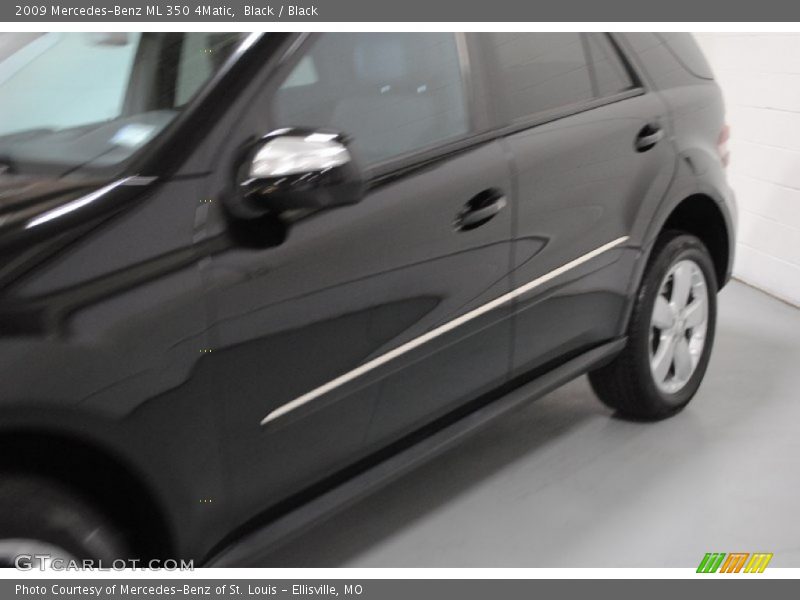 Black / Black 2009 Mercedes-Benz ML 350 4Matic