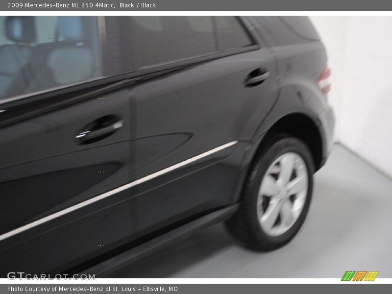 Black / Black 2009 Mercedes-Benz ML 350 4Matic