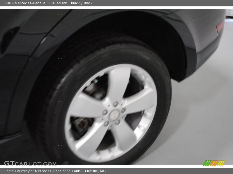 Black / Black 2009 Mercedes-Benz ML 350 4Matic