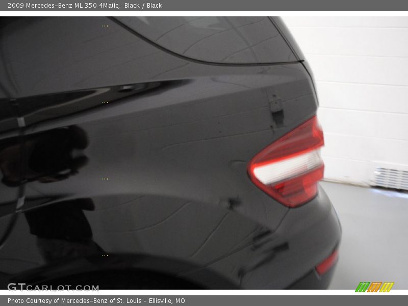 Black / Black 2009 Mercedes-Benz ML 350 4Matic