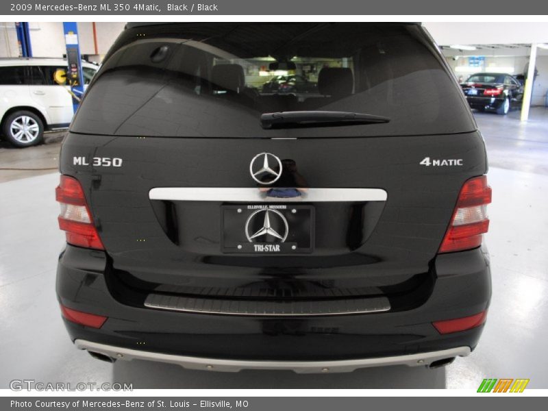 Black / Black 2009 Mercedes-Benz ML 350 4Matic