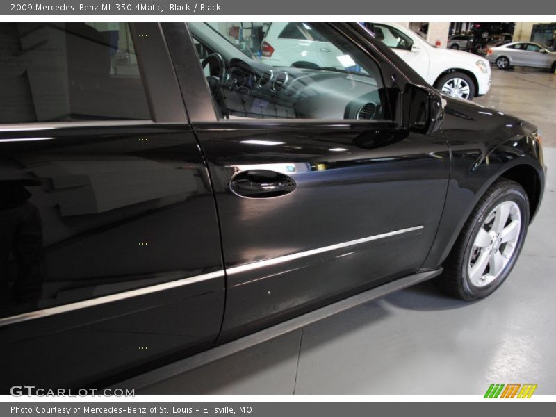 Black / Black 2009 Mercedes-Benz ML 350 4Matic