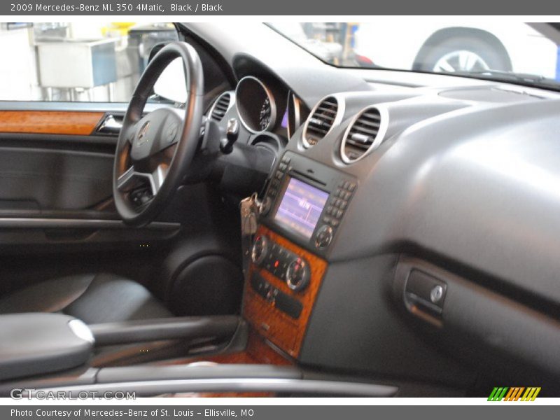 Black / Black 2009 Mercedes-Benz ML 350 4Matic