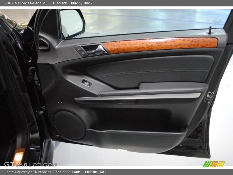 Black / Black 2009 Mercedes-Benz ML 350 4Matic