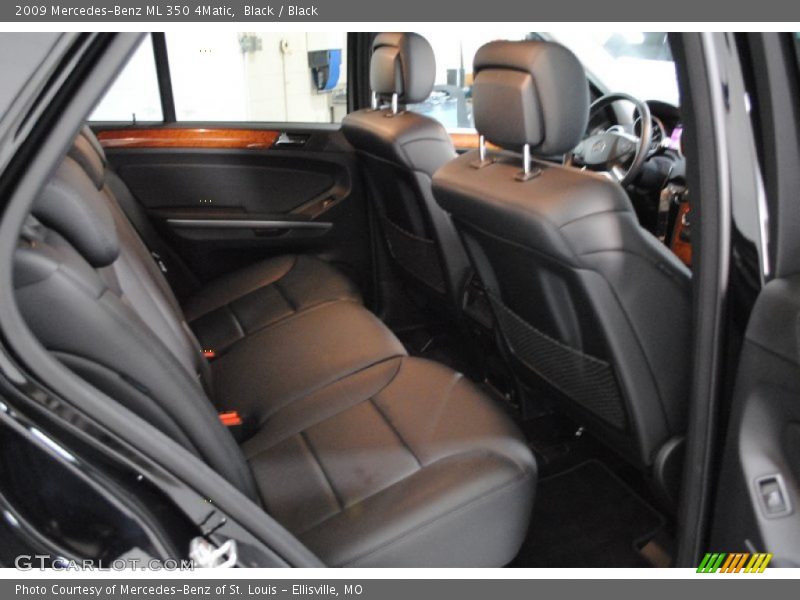 Black / Black 2009 Mercedes-Benz ML 350 4Matic