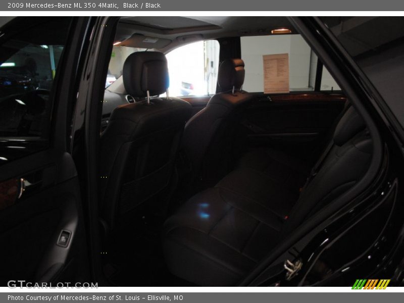 Black / Black 2009 Mercedes-Benz ML 350 4Matic