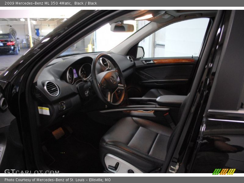 Black / Black 2009 Mercedes-Benz ML 350 4Matic