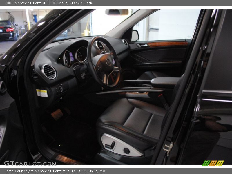 Black / Black 2009 Mercedes-Benz ML 350 4Matic