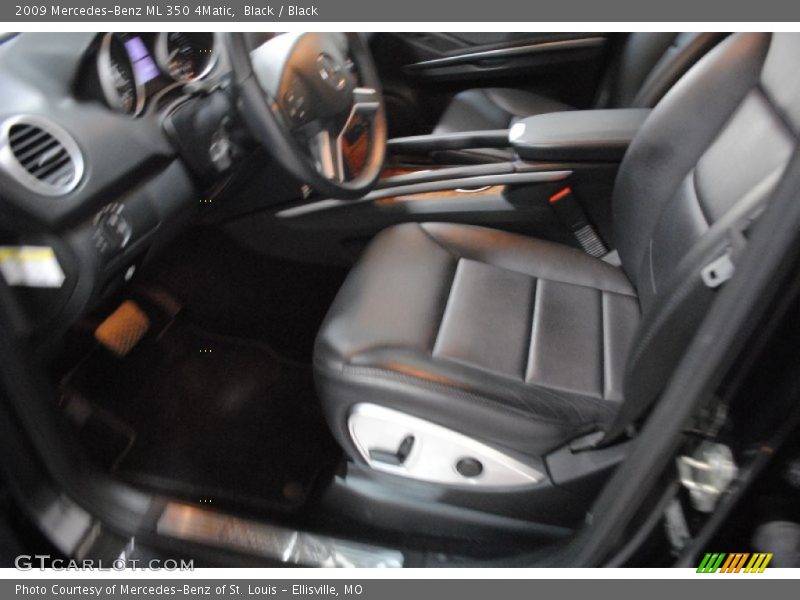 Black / Black 2009 Mercedes-Benz ML 350 4Matic