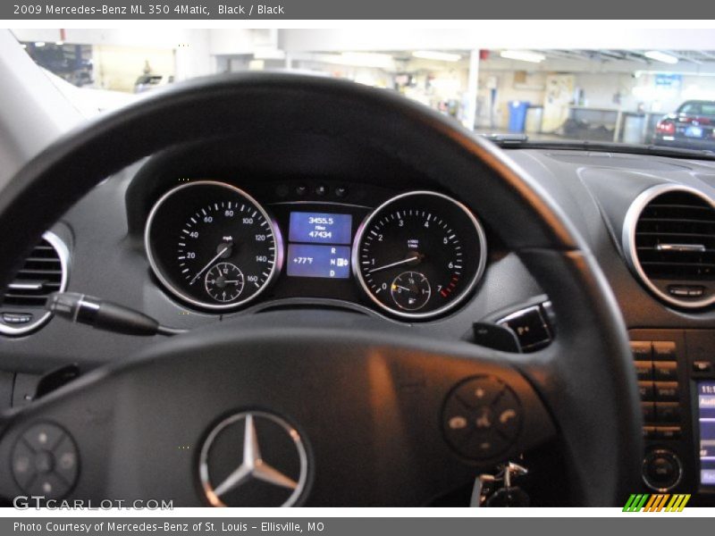 Black / Black 2009 Mercedes-Benz ML 350 4Matic
