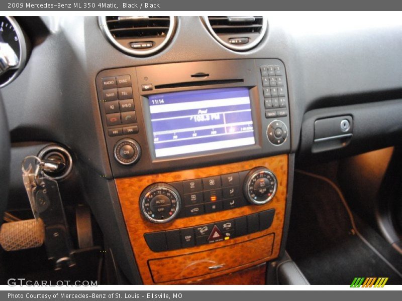 Black / Black 2009 Mercedes-Benz ML 350 4Matic