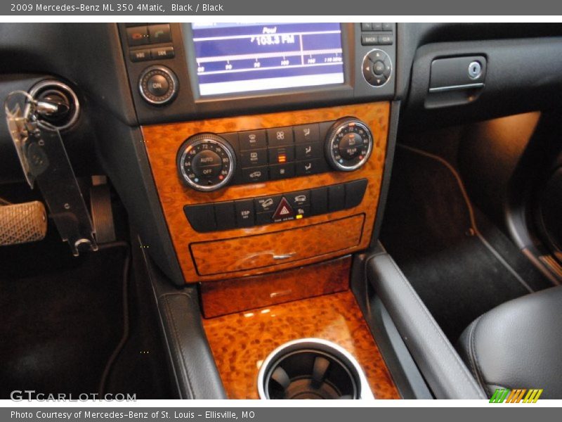 Black / Black 2009 Mercedes-Benz ML 350 4Matic