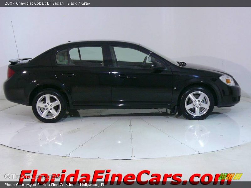 Black / Gray 2007 Chevrolet Cobalt LT Sedan