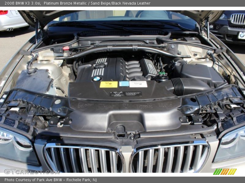 Platinum Bronze Metallic / Sand Beige/Black Nevada Leather 2008 BMW X3 3.0si