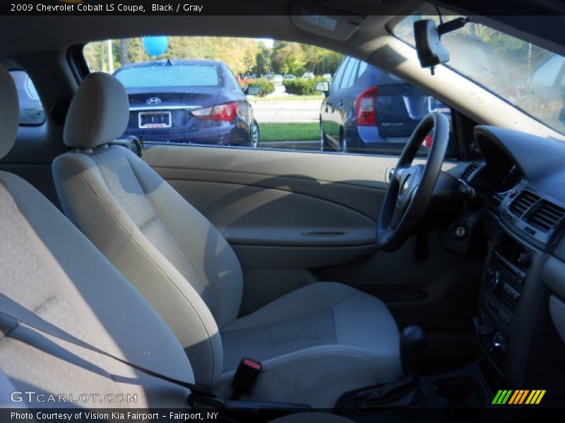 Black / Gray 2009 Chevrolet Cobalt LS Coupe