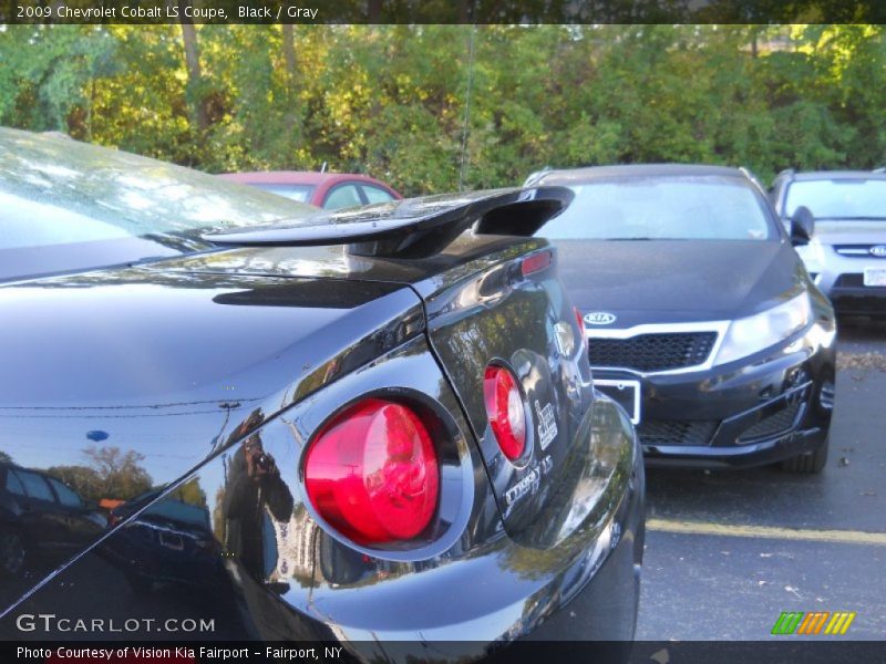 Black / Gray 2009 Chevrolet Cobalt LS Coupe