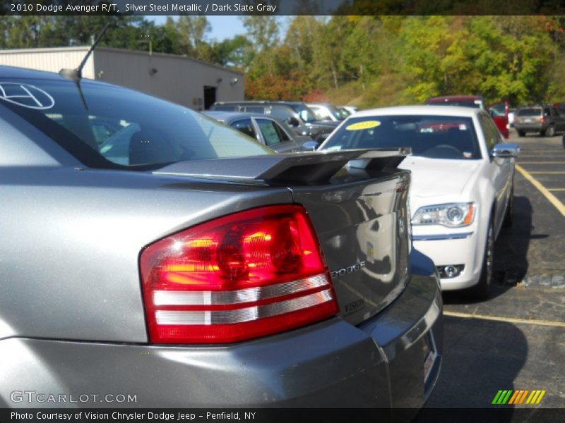 Silver Steel Metallic / Dark Slate Gray 2010 Dodge Avenger R/T