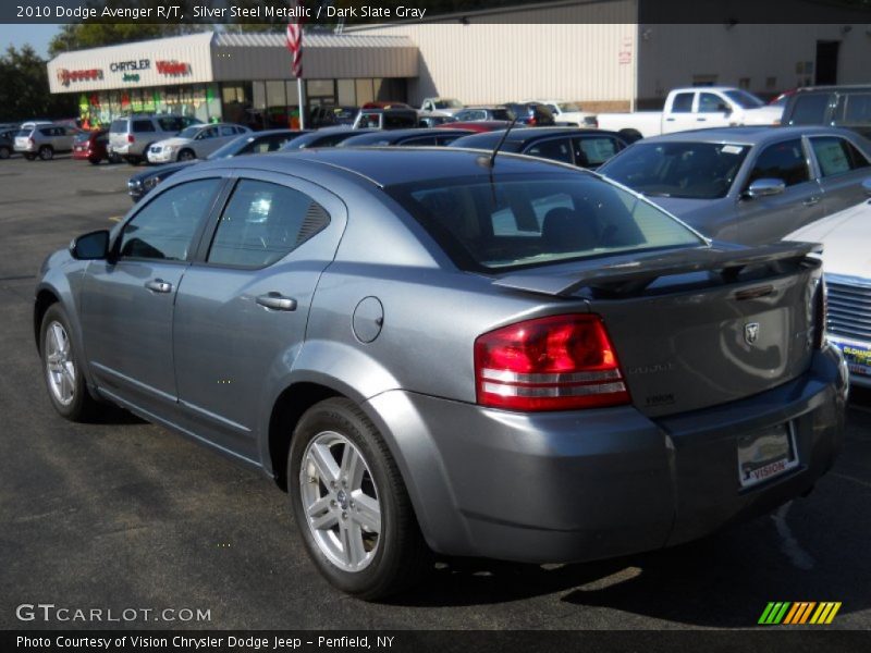 Silver Steel Metallic / Dark Slate Gray 2010 Dodge Avenger R/T