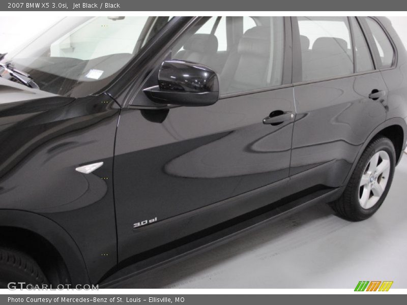 Jet Black / Black 2007 BMW X5 3.0si