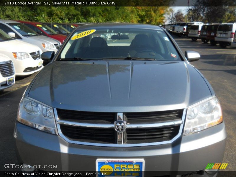 Silver Steel Metallic / Dark Slate Gray 2010 Dodge Avenger R/T