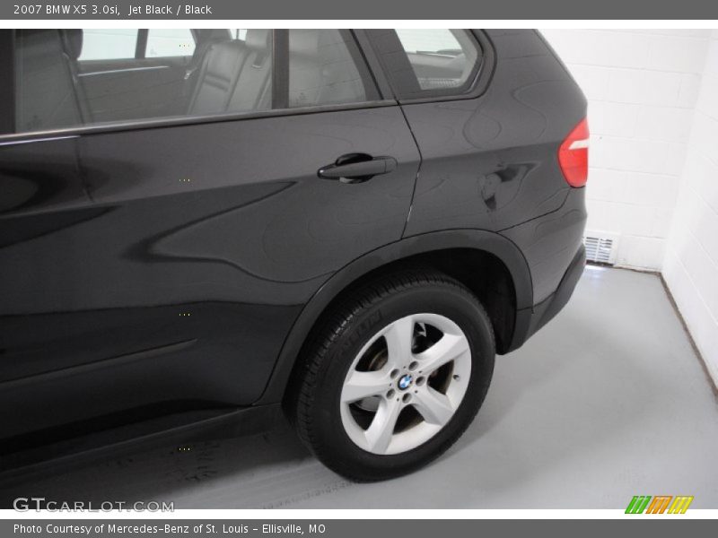 Jet Black / Black 2007 BMW X5 3.0si