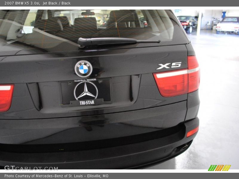 Jet Black / Black 2007 BMW X5 3.0si