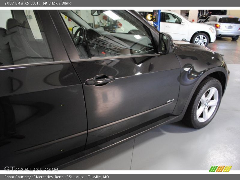 Jet Black / Black 2007 BMW X5 3.0si