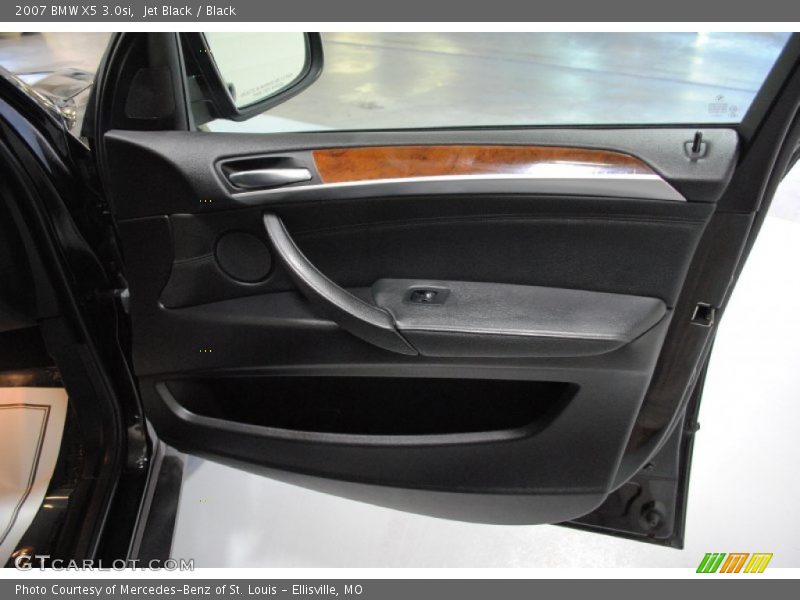 Jet Black / Black 2007 BMW X5 3.0si