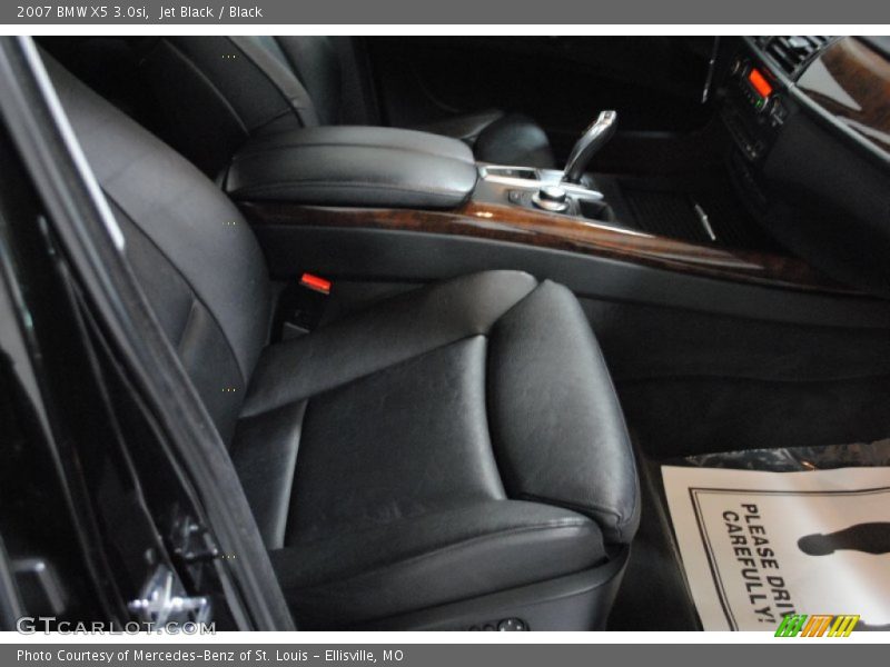 Jet Black / Black 2007 BMW X5 3.0si