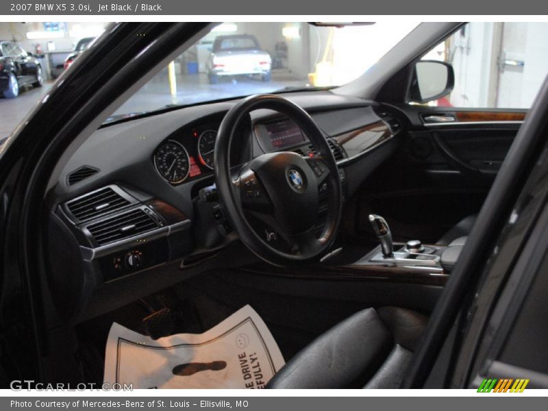 Jet Black / Black 2007 BMW X5 3.0si