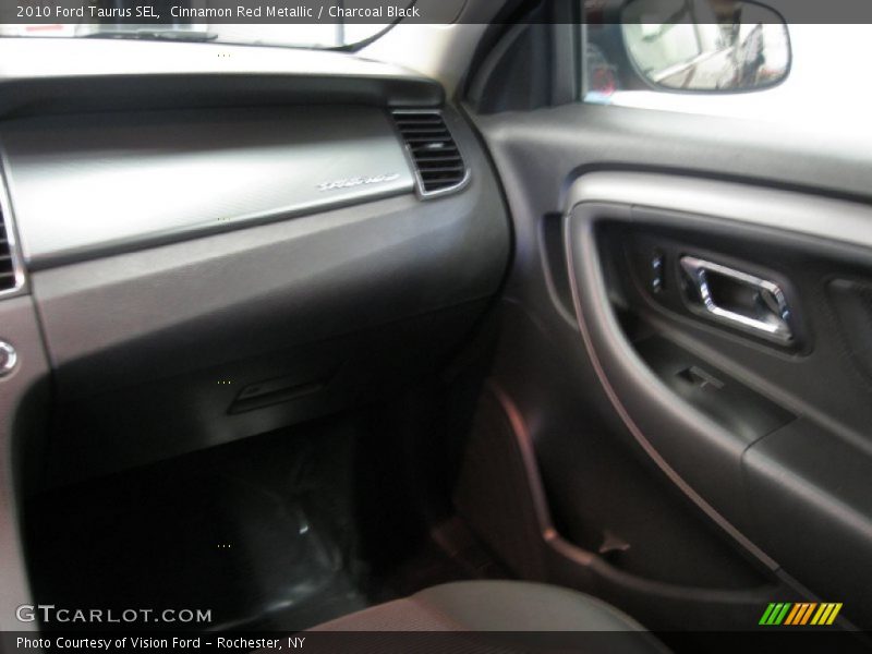 Cinnamon Red Metallic / Charcoal Black 2010 Ford Taurus SEL