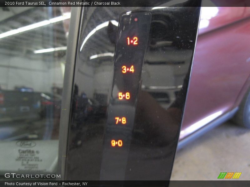 Cinnamon Red Metallic / Charcoal Black 2010 Ford Taurus SEL