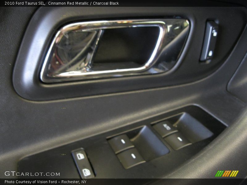 Cinnamon Red Metallic / Charcoal Black 2010 Ford Taurus SEL