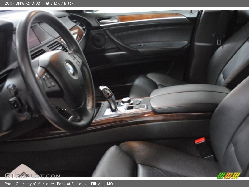 Jet Black / Black 2007 BMW X5 3.0si