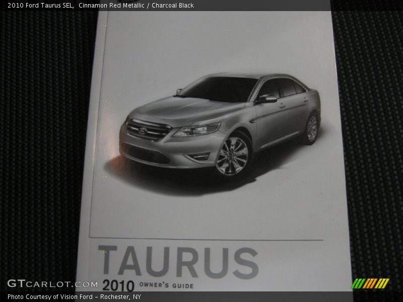 Cinnamon Red Metallic / Charcoal Black 2010 Ford Taurus SEL