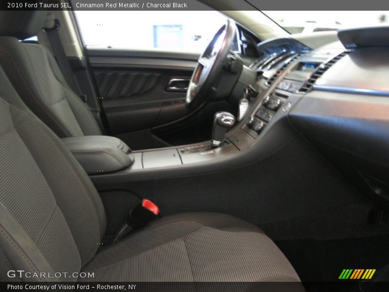 Cinnamon Red Metallic / Charcoal Black 2010 Ford Taurus SEL