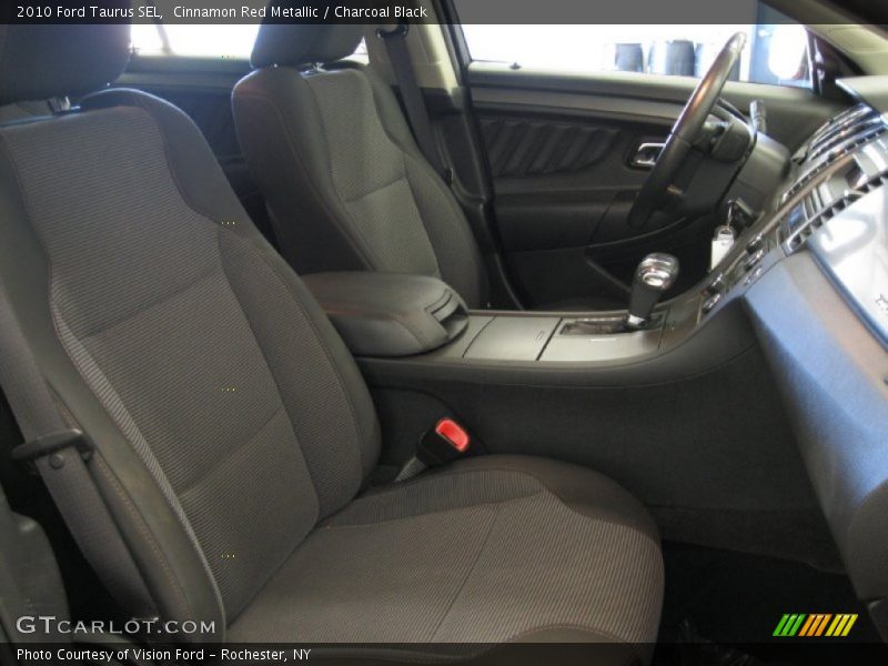 Cinnamon Red Metallic / Charcoal Black 2010 Ford Taurus SEL