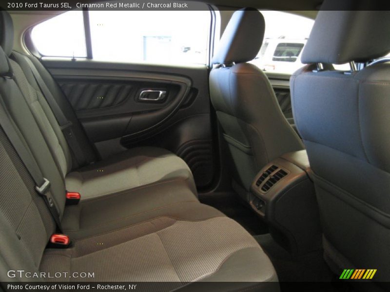 Cinnamon Red Metallic / Charcoal Black 2010 Ford Taurus SEL