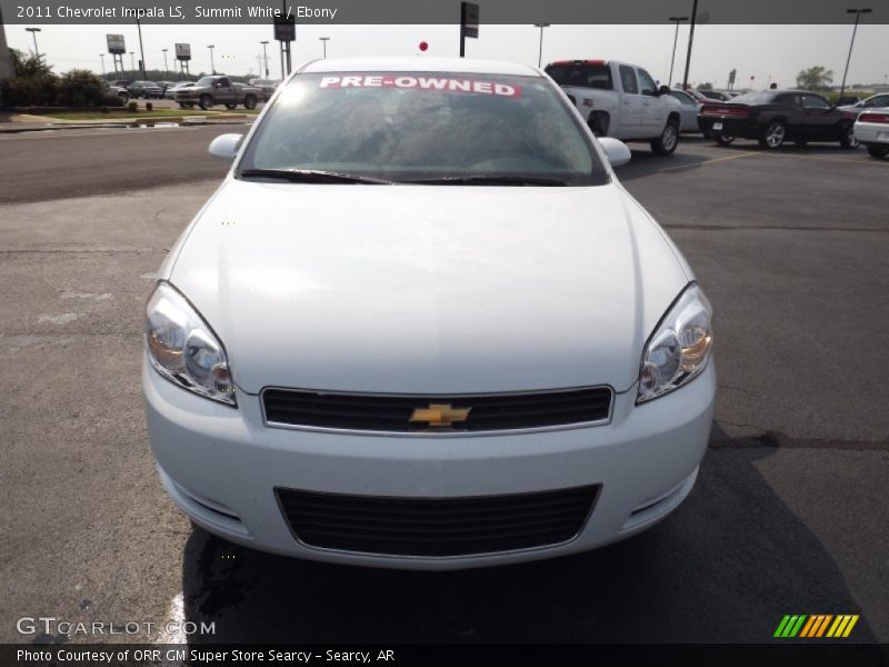 Summit White / Ebony 2011 Chevrolet Impala LS