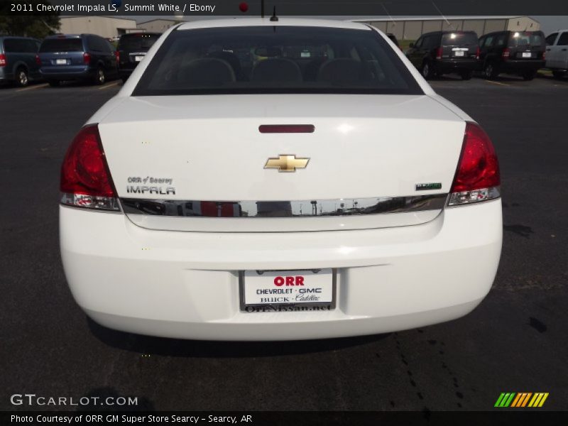 Summit White / Ebony 2011 Chevrolet Impala LS