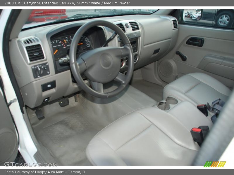 Summit White / Medium Pewter 2008 GMC Canyon SL Extended Cab 4x4