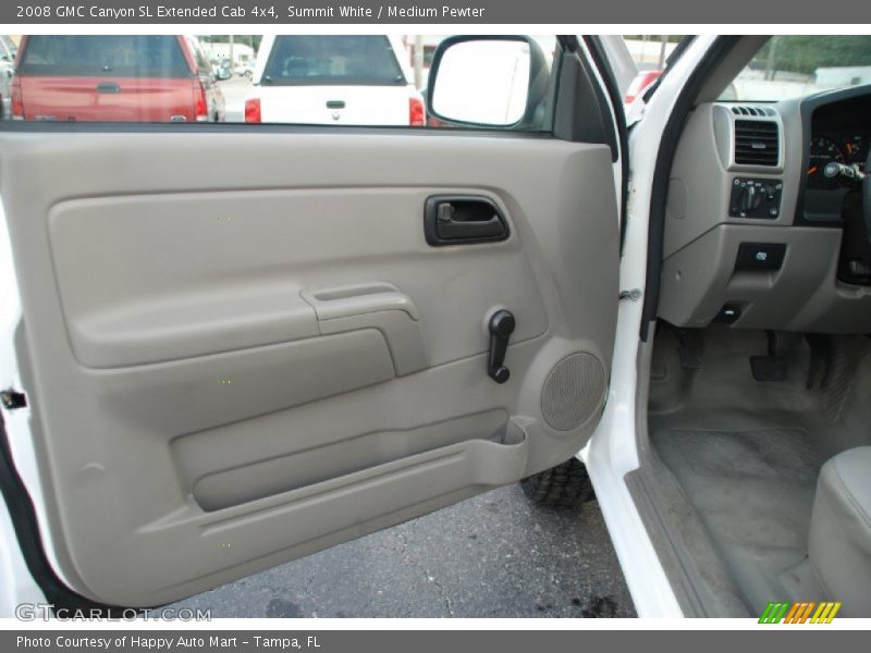 Summit White / Medium Pewter 2008 GMC Canyon SL Extended Cab 4x4